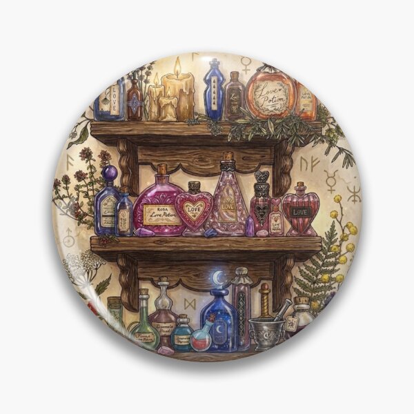 Item preview, Shelves of Love Potions - full scene designed and sold by LottiesLuck.