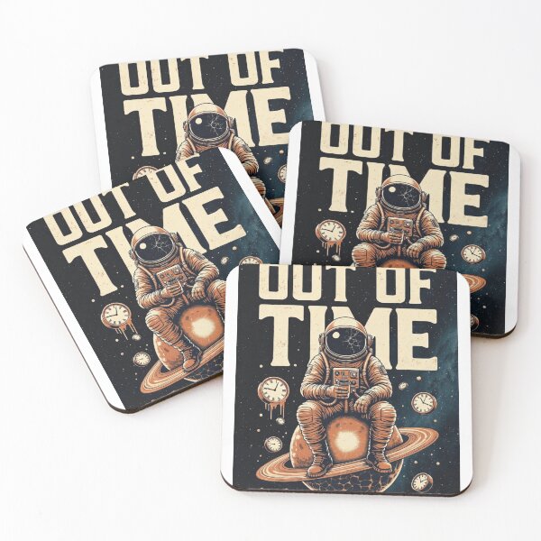 Item preview, Out of Time – Vintage Astronaut Graphic Tee designed and sold by Epic TV USA.