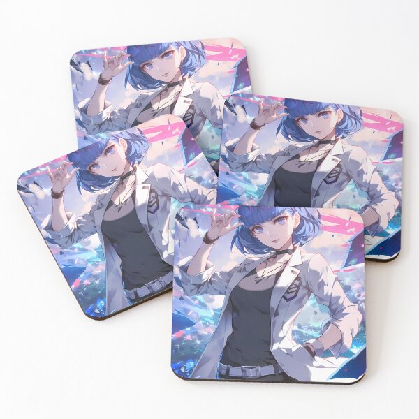 Item preview, Persona Confident Tae Takemi Neon City Anime Future Power Energy Night Japan designed and sold by Tokyonomad.