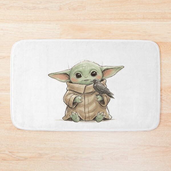 Item preview, BABY YODA WITH RAVEN PERCHED GOTHIC DARK ACADEMY GROGU designed and sold by LIS AND MELIVERSO.