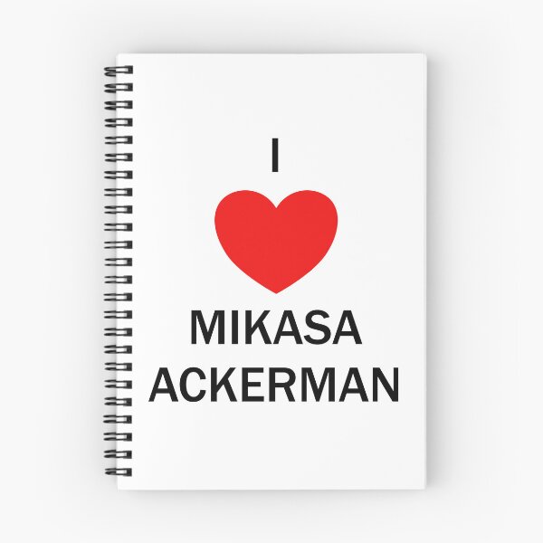 Artikelvorschau, Ich liebe Mikasa Ackerman entworfen und verkauft von vampyreart.