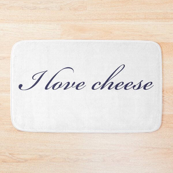 Item preview, I love cheese - cheese lover quote foodie designed and sold by scollegestuff.