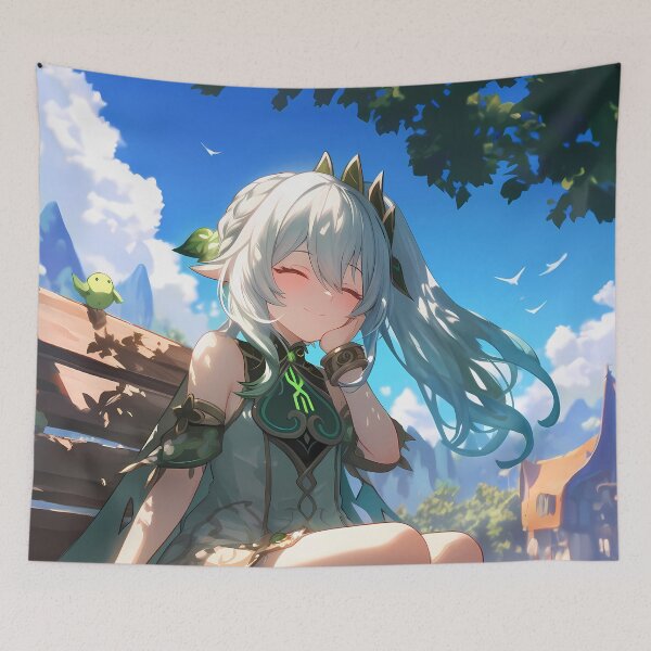 Item preview, Gentle Nahida Genshin Impact Nature Forest Dream Light Anime Japan Girl designed and sold by Tokyonomad.