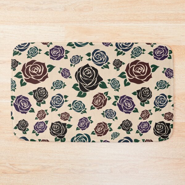 Item preview, Dark Roses Pattern designed and sold by FebruaryBloom.