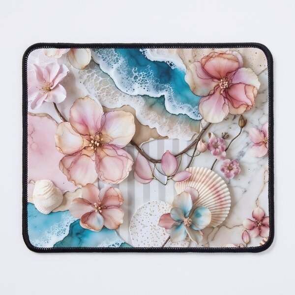 Item preview, Abstract, Floral, Coastal, Nautical, Tropical, Summer, Collage designed and sold by SolaoLab.