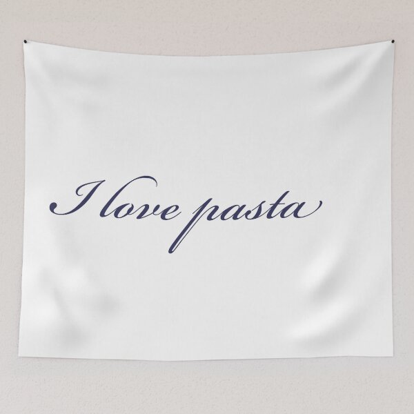 Item preview, I love pasta - pasta lover quote foodie designed and sold by scollegestuff.