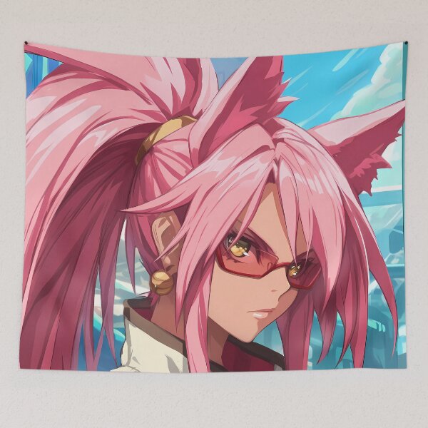 Item preview, Game Fierce Kokonoe Blazblue Science Lab Fire Spark Intensity Anime Power Girl designed and sold by Tokyonomad.