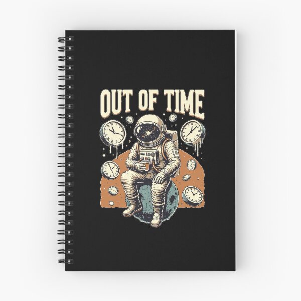 Item preview, Out of Time – Vintage Astronaut Graphic Tee designed and sold by Epic.