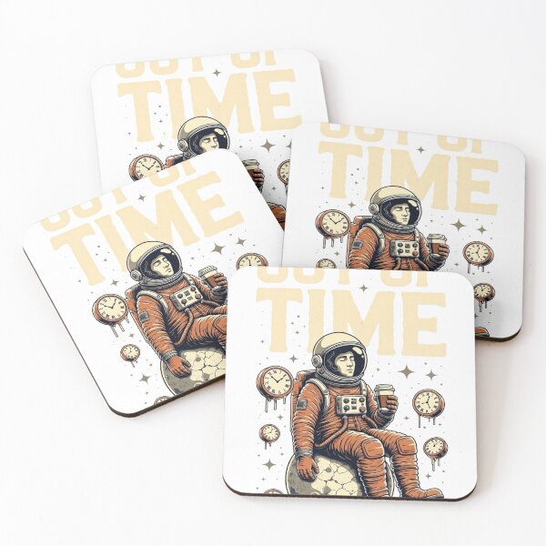 Item preview, Out of Time – Vintage Astronaut Graphic Tee designed and sold by Epic.