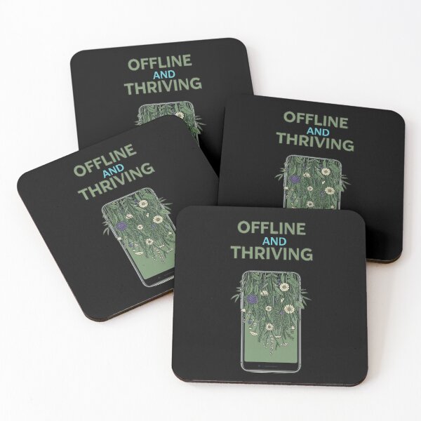 Item preview, Offline and Thriving – Touch Grass Daily designed and sold by FlamaC.