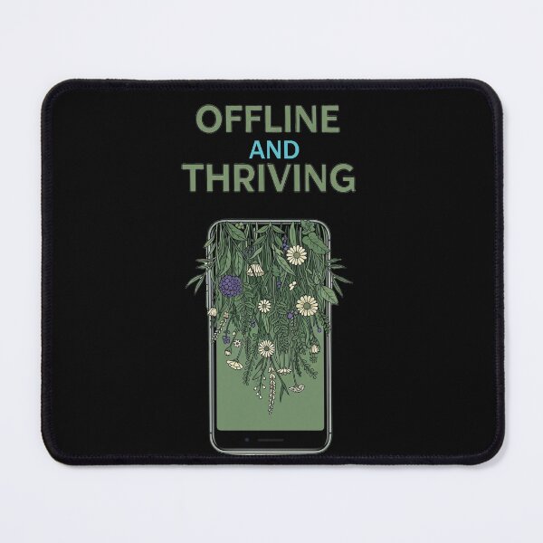 Item preview, Offline and Thriving – Touch Grass Daily designed and sold by FlamaC.