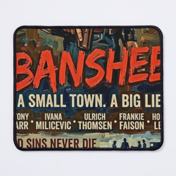 Item preview, A Small Town, A Big Lie: Gritty Banshee Oil Art designed and sold by Art's Diner.