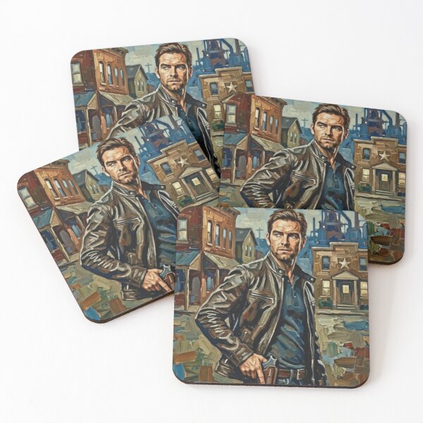 Item preview, A Small Town, A Big Lie: Gritty Banshee Oil Art designed and sold by Art's Diner.