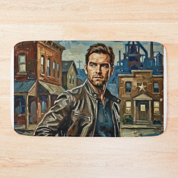 Item preview, A Small Town, A Big Lie: Gritty Banshee Oil Art designed and sold by Art's Diner.