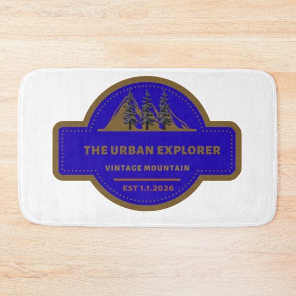 Item preview, Premium Vintage Mountain Badge 2026 - Urban Explorer Retro Travel Gear designed and sold by The Urban Explorer.