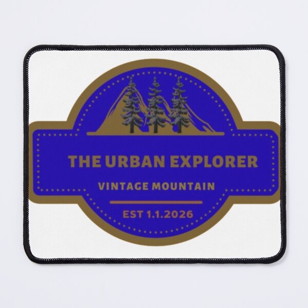 Item preview, Premium Vintage Mountain Badge 2026 - Urban Explorer Retro Travel Gear designed and sold by The Urban Explorer.