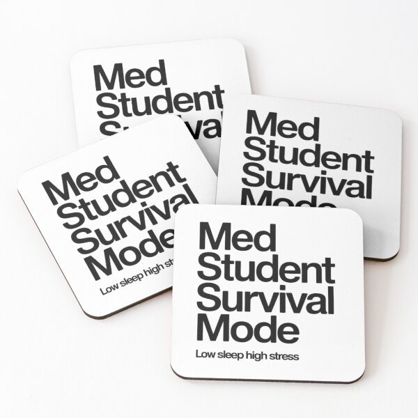 Item preview, Medical student survival mode  Humor Tee, brafdesign designed and sold by Brafdesign.