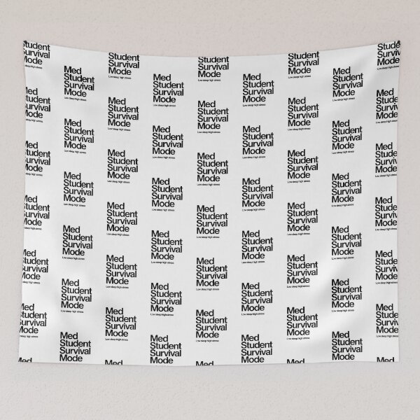 Item preview, Medical student survival mode  Humor Tee, brafdesign designed and sold by Brafdesign.