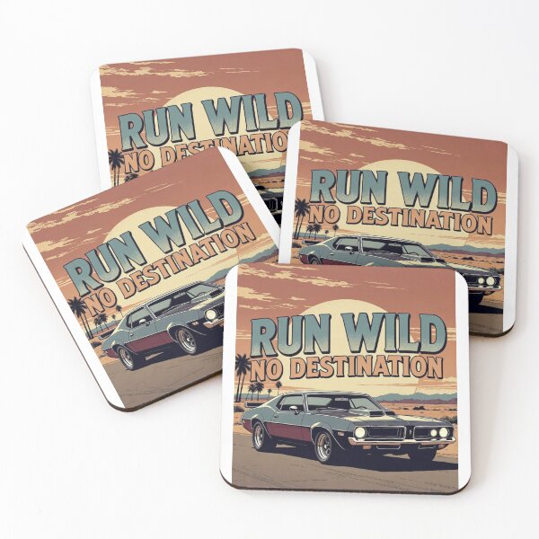 Item preview, Run Wild – Vintage Muscle Car Sunset  designed and sold by Epic TV USA.
