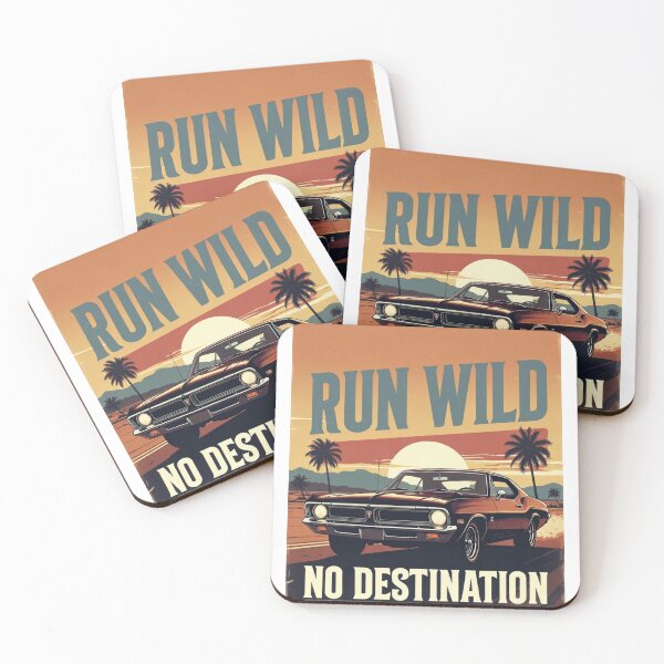 Item preview, Run Wild – Vintage Muscle Car Sunset  designed and sold by Epic TV USA.