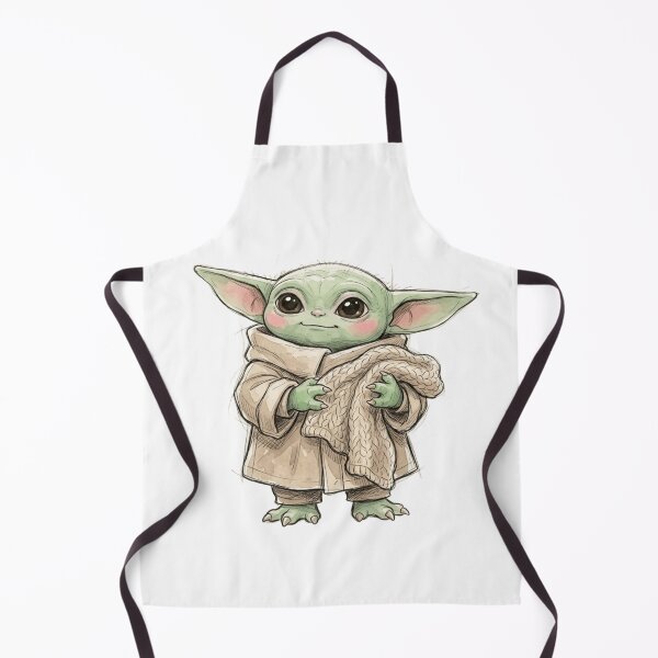 Item preview, BABY YODA WITH KNITTED BLANKET COZY GROGU AESTHETIC designed and sold by LIS AND MELIVERSO.