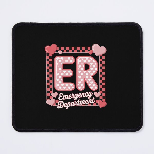Item preview, Cute Emergency Department Valentine ER Valentines Day Nurse designed and sold by Rrettgison.