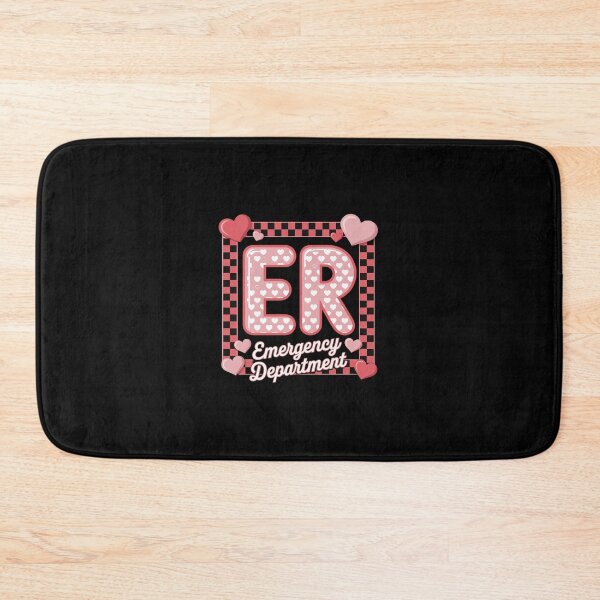 Item preview, Cute Emergency Department Valentine ER Valentines Day Nurse designed and sold by Rrettgison.
