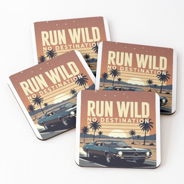 Item preview, Run Wild – Vintage Muscle Car Sunset  designed and sold by Epic TV USA.