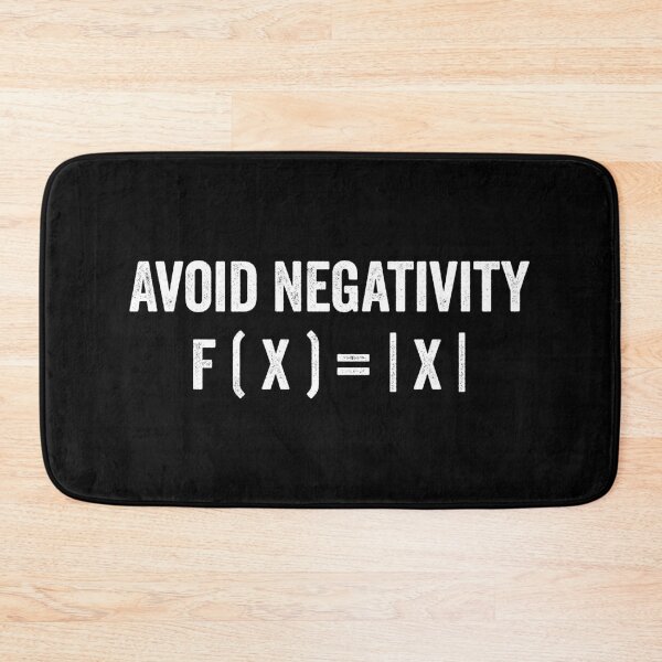 Item preview, Avoid Negativity - Funny Math Equation Lovers designed and sold by definoyurie.