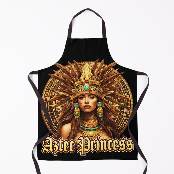 Item preview, Aztec Princess Woman Chicano Mexican Azteca Calendar designed and sold by HechoEnAztlan.
