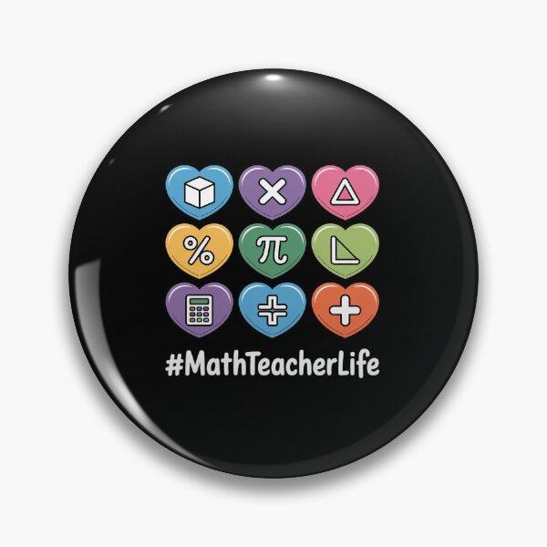 Item preview,  Math Teacher Life Valentine's Day & Pi Math Lover designed and sold by Rrettgison.