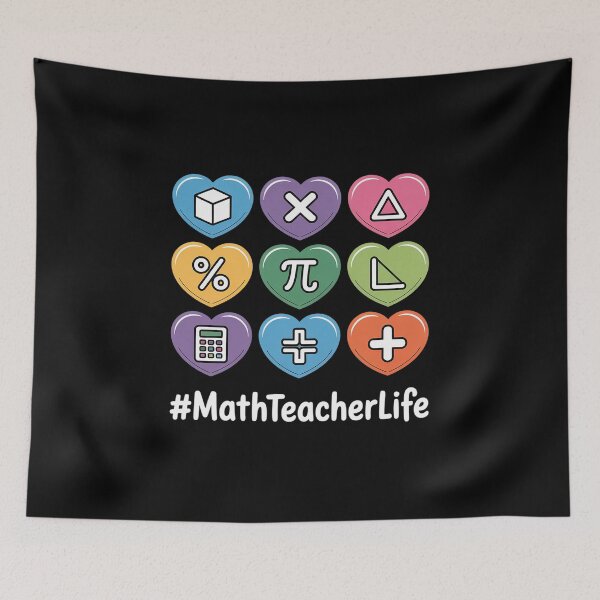 Item preview,  Math Teacher Life Valentine's Day & Pi Math Lover designed and sold by Rrettgison.