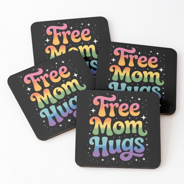 Item preview, LGBTQ Free Mom Hugs Gay Pride LGBT Ally Rainbow Mother's Day designed and sold by PunkNation-Arts.
