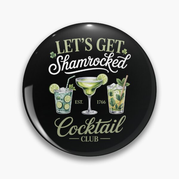 Item preview, St Patricks Day Lets Get Shamrocked St Pattys Pub Crawl Shamrock designed and sold by PunkNation-Arts.