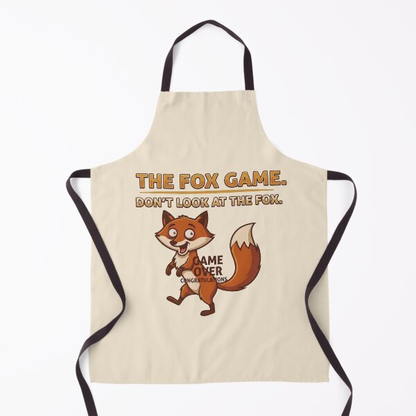 Item preview, The Fox Game - Don't Look At The Fox Ironic Meme designed and sold by IvoryArtDesign.