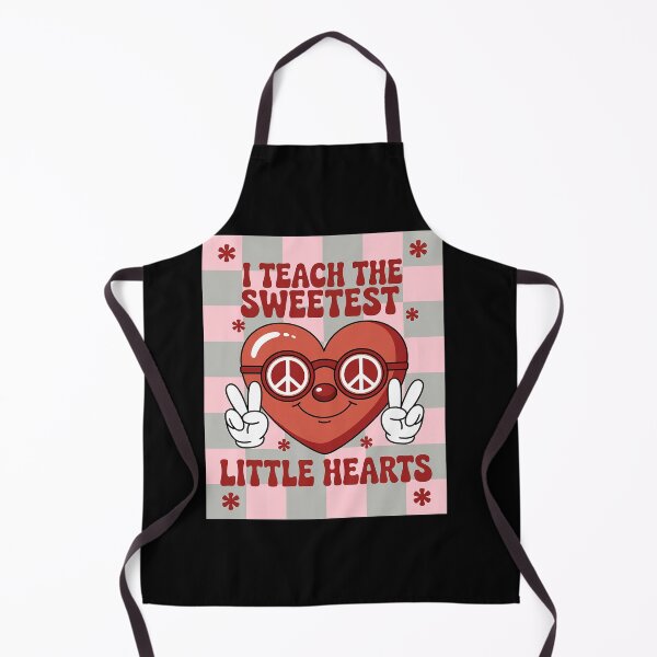 Item preview, I Teach The Sweetest Hearts Groovy Teacher Valentine's Day designed and sold by Rrettgison.