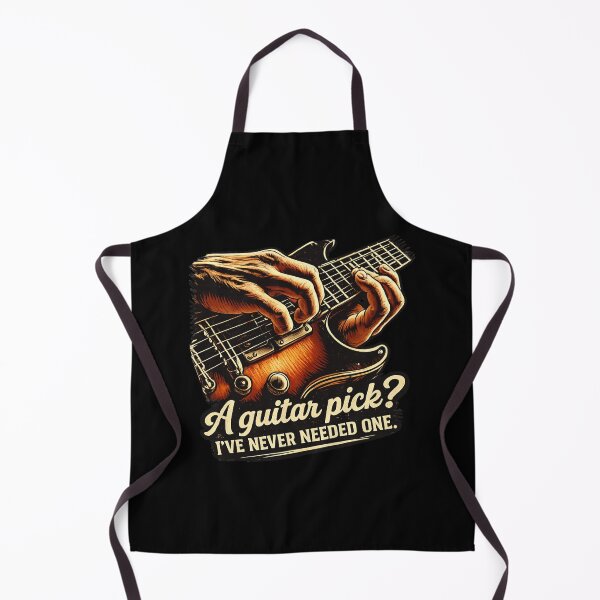Item preview, Fingerstyle Guitar Design – Pick? Never Needed | Vintage Rock Style designed and sold by e-Shop67.