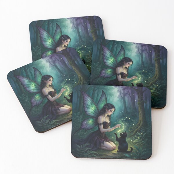 Item preview, Forest Fairy and Her Familiar designed and sold by SabraDD.