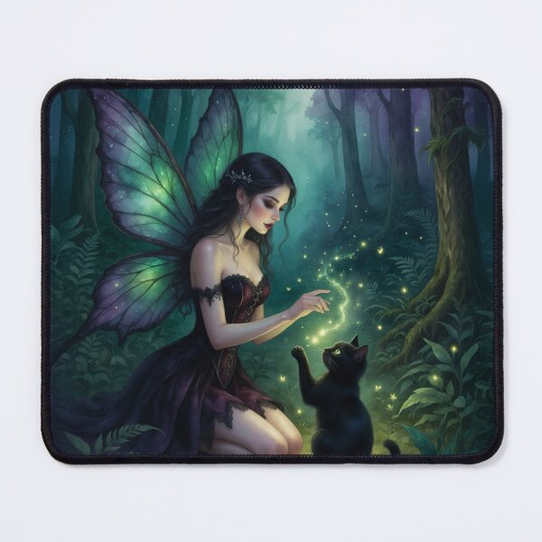 Item preview, Forest Fairy and Her Familiar designed and sold by SabraDD.