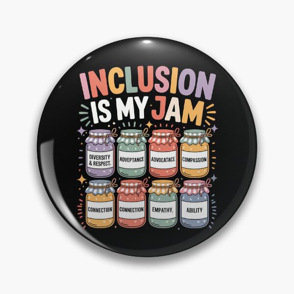 Item preview, Inclusion is My Jam Autism Awareness Special Education Teacher Neurodiversity Mental Health designed and sold by PunkNation-Arts.