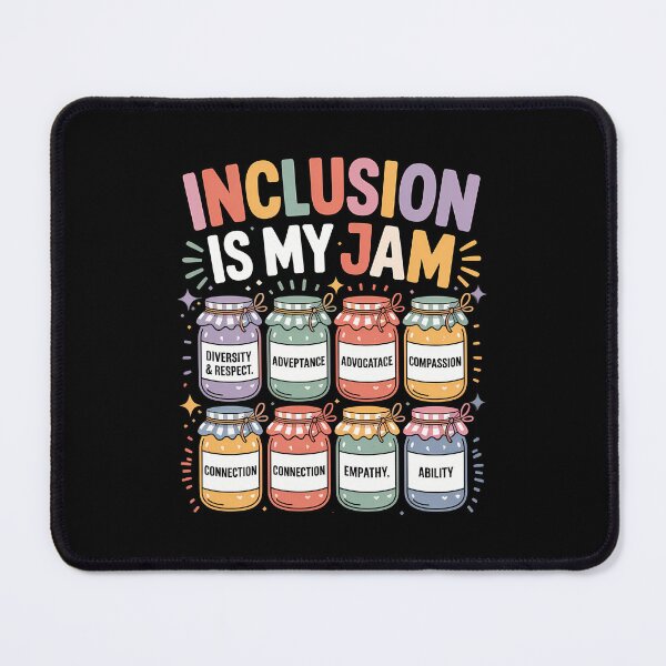 Item preview, Inclusion is My Jam Autism Awareness Special Education Teacher Neurodiversity Mental Health designed and sold by PunkNation-Arts.