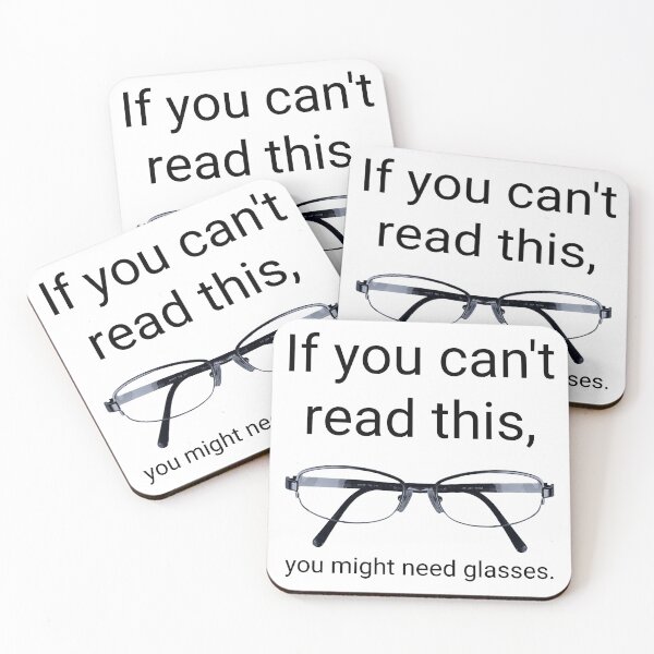 Item preview, If you can’t read this, you might need glasses. designed and sold by Rachel the Artist .