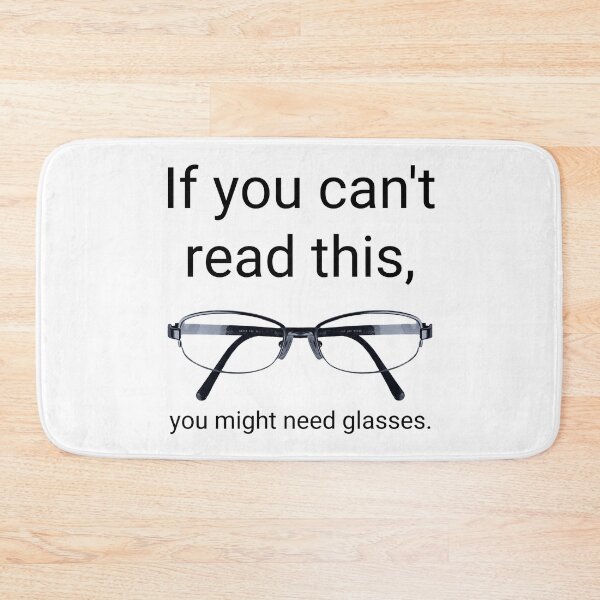 Item preview, If you can’t read this, you might need glasses. designed and sold by Rachel the Artist .