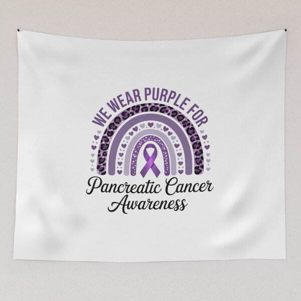 Item preview, Pancreatic Cancer Awareness  Pancreatic We Wear Purple Cancer designed and sold by PunkNation-Arts.