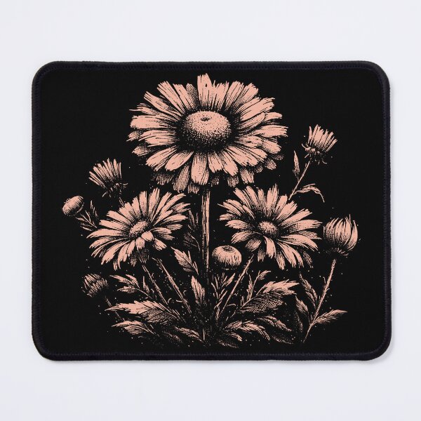Item preview, Retro Daisy Floral Design – Dark Background Aesthetic designed and sold by ArthousePromos.