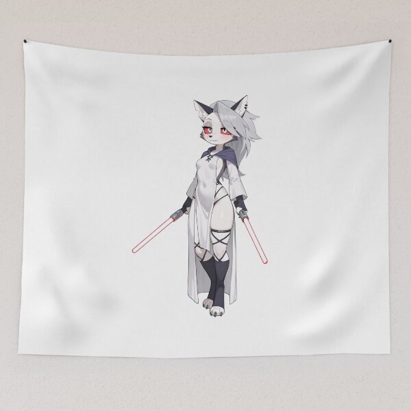 Item preview, Loona with Light Sabers  designed and sold by CeluniaMoon's Art - Cute Furry, Anime, and More! .