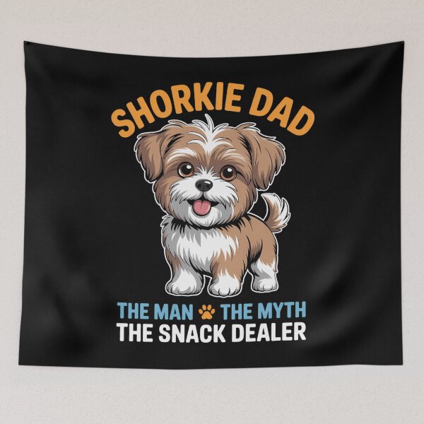 Item preview, Shorkie Dad Dog Owner Lover Pet Humor Father's Day designed and sold by PunkNation-Arts.