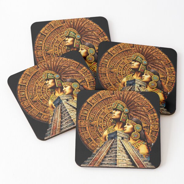 Item preview, Mexican Aztec Warrior Princess Mexico Mayan Maya Azteca designed and sold by HechoEnAztlan.
