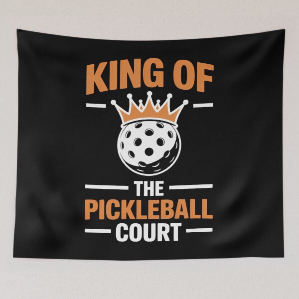 Artikelvorschau, Pickleball-Spieler, Pickleball-König des Pickleball-Platzes entworfen und verkauft von PunkNation-Arts.