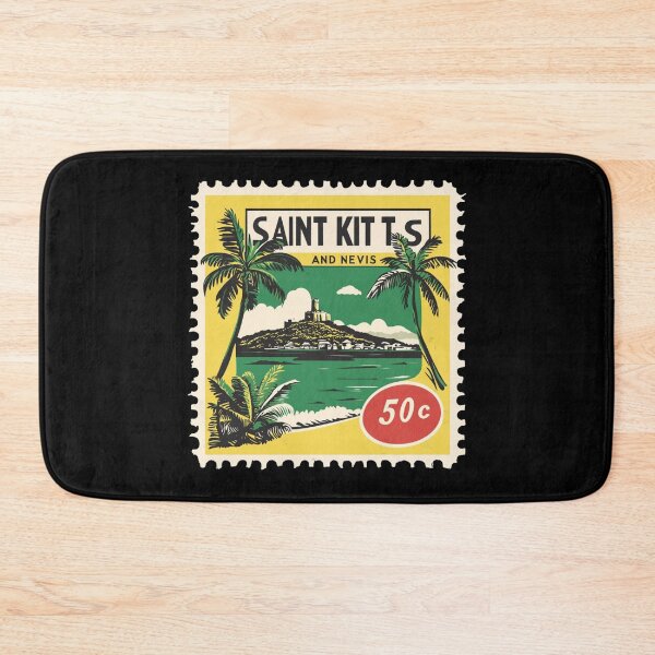 Item preview, Vintage Saint Kitts and Nevis Postage Stamp Art - Brimstone Hill Fortress designed and sold by tiigerdad.
